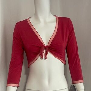 Willow Vibrant Red Sleeve Detailthis please read the description.Very stretchy